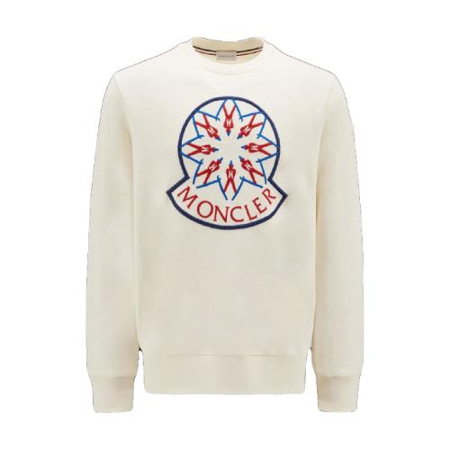  MONCLER蒙可蒙克萊 22年秋冬 男士 衛(wèi)衣 徽標(biāo)圖案衛(wèi)衣 H20918G00012809KR02B