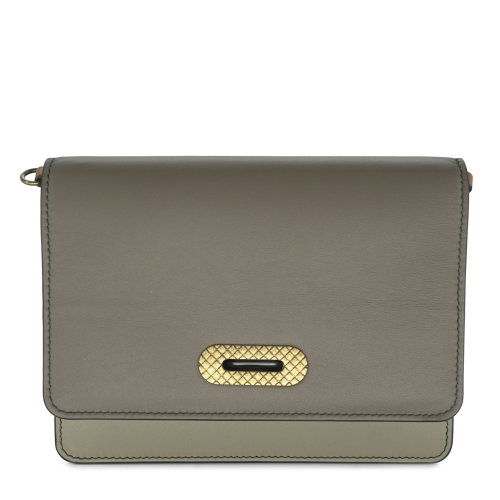 BottegaVeneta/葆蝶家 女士牛皮革翻蓋單肩包521308VCGP2女包