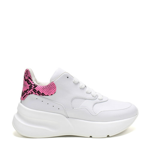 AlexanderMcQueen/亞歷山大麥昆 女士皮革系帶休閑鞋運(yùn)動(dòng)鞋 586410 WHXI3