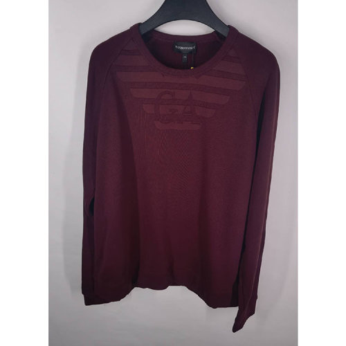 Emporio Armani/安普里奧阿瑪尼酒紅色男士衛(wèi)衣 BNM32 CY NJ