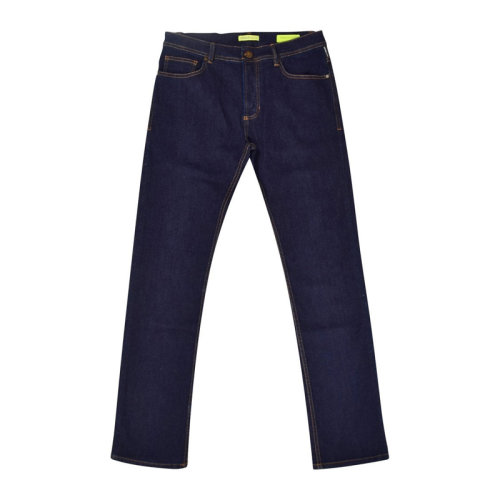 VERSACE JEANS/范思哲牛仔 男士深藍色棉質混紡彈性纖維修身版型牛仔褲休閑褲長褲男褲 A2GSA0S2-60360-904