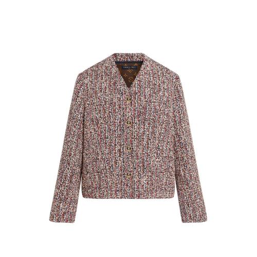  LV路易威登 22年秋冬 女士 夾克 MONOGRAM 背心結(jié)構(gòu)粗花呢箱型夾克 1A92U7 1A92U5 1A92U6 1A92 預(yù)定商品2-8周發(fā)貨