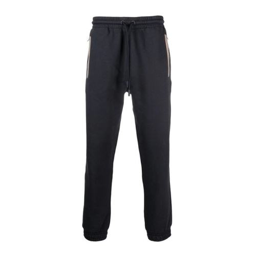  BURBERRY/博柏利 海軍藍(lán)標(biāo)志性條紋細(xì)節(jié)棉質(zhì)運(yùn)動(dòng)褲 男士 80358821 PLFSX