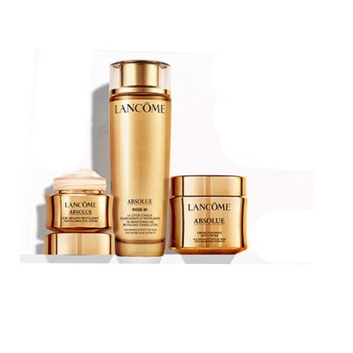 Lancome/蘭蔻  面部護(hù)理套裝 菁純?nèi)籽b（菁純精萃水150ml+菁純面霜60ml+菁純眼霜20ml ）
