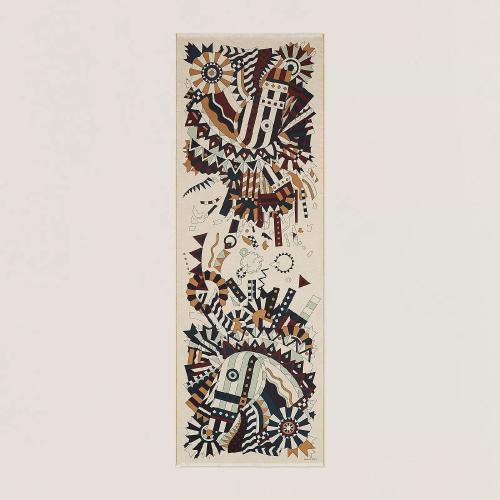  HERMES愛馬仕 22年秋冬 男士 圍巾 Rectangle Cheval de Fete H693909T 22