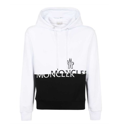  Moncler/蒙克萊 男士白色棉質(zhì)衛(wèi)衣 8G00040899FL 001 PLFSX
