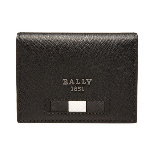  BALLY/巴利 男士黑色皮革錢包卡包零錢包 6238944 PLSX