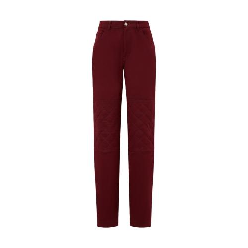  MONCLER蒙可蒙克萊 22年秋冬 女士 休閑褲 Gabardine Trousers H20932A00020596BS48A
