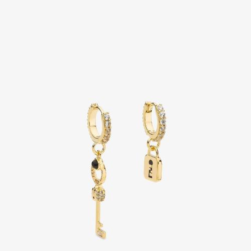  FENDI芬迪 22年秋冬 女士 耳環(huán) Master Key Earrings 8AH75_LI3F15YW