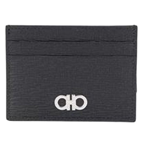 Salvatore Ferragamo/菲拉格慕 男士黑色皮革卡包 66A387 704956