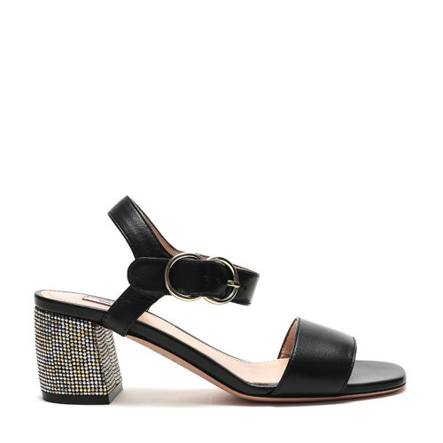 BALLY/巴利 女士皮質(zhì)高跟鞋涼鞋 CELESTE 55