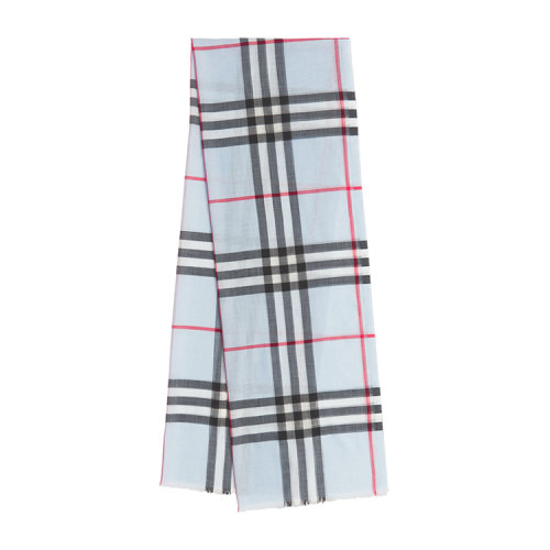 BURBERRY/博柏利 格紋絲毛混紡輕盈圍巾80493441