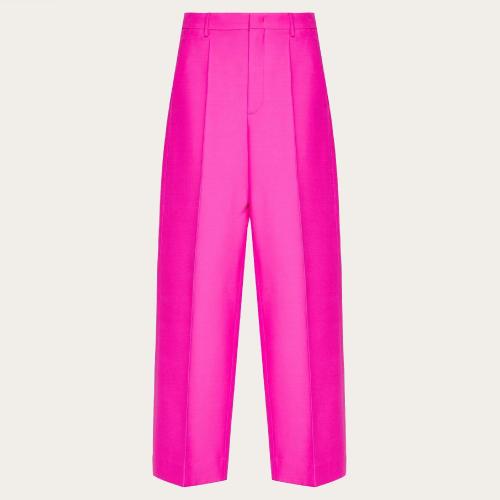  VALENTINO華倫天奴 22年秋冬 男士 休閑褲 PANTALON EN CREPE COUTURE 1V0RBI958U1UWT