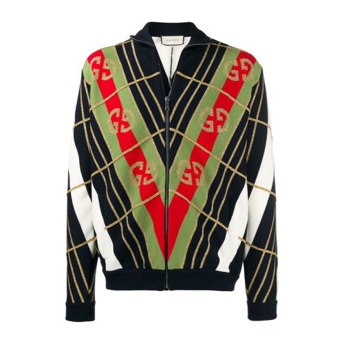  GUCCI/古馳 男士印花羊毛夾克 571558 XKAQD 4548 PLFSX