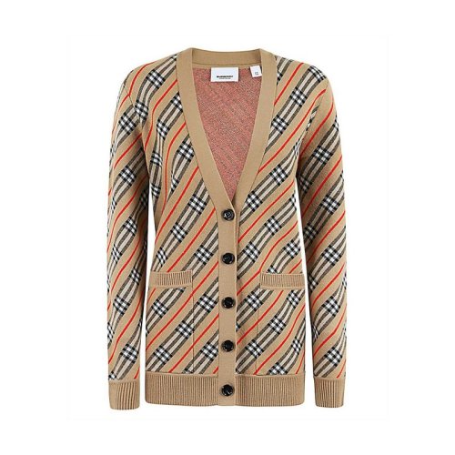  BURBERRY/博柏利 女士格紋羊毛針織衫/毛衣 8033236 PLFSX