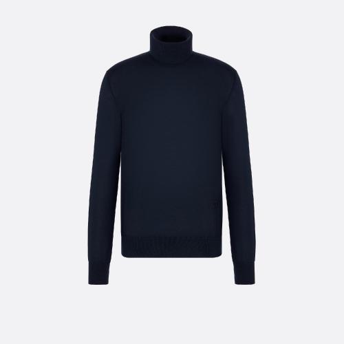  DIOR迪奧 22年秋冬 男士 針織衫 高翻領(lǐng)針織衫 113M646AT220_C546 預(yù)定商品1-3周發(fā)貨