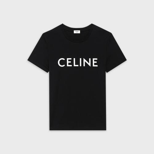  CELINE賽琳思琳 22年秋冬 女士 短袖T恤 T-SHIRT CELINE JERSEY COTON 2X764671Q.38AW