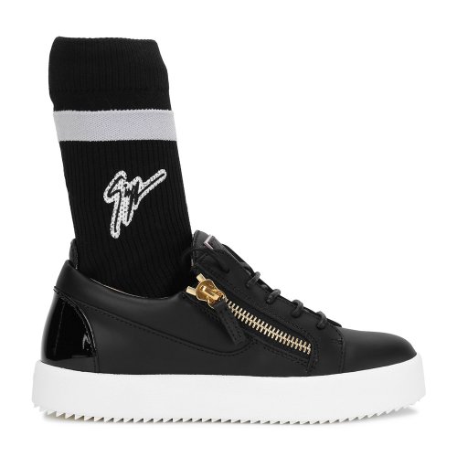 Giuseppe Zanotti/朱塞佩·薩諾第 黑色 女士休閑運動鞋 板鞋RW80036001