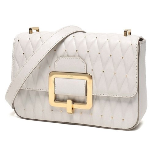  BALLY/巴利 女士骨白色牛皮革斜挎包 6229681 PLSX