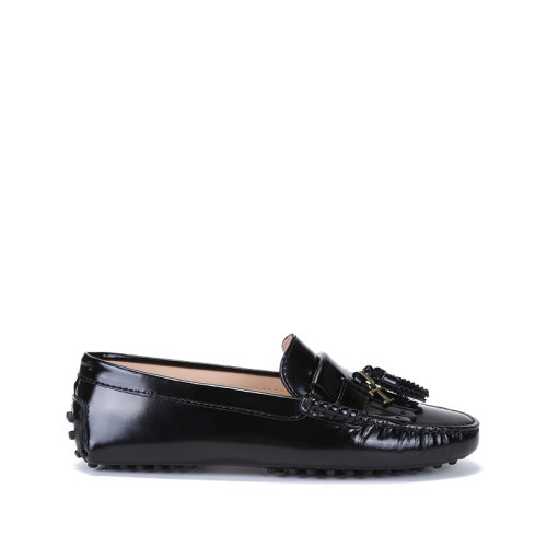 Tod’s/托德斯 女士皮革流蘇裝飾單鞋豆豆鞋平底鞋 XXW00G0ET50SHA