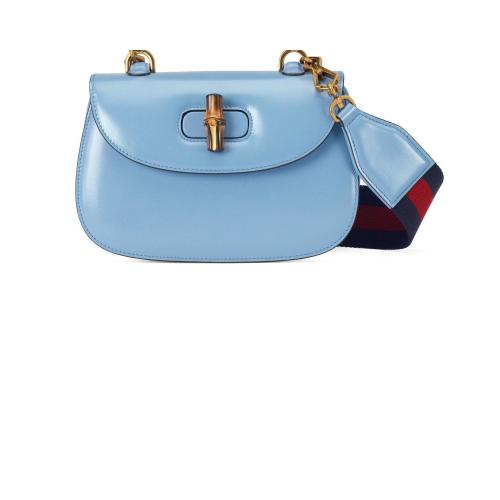  GUCCI古馳 22年秋冬 女士 Gucci Bamboo 1947 小號(hào)手提包 675797 10ODT 4371