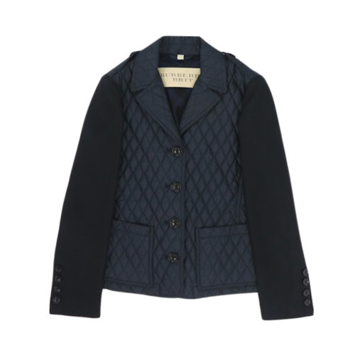 BURBERRY/博柏利 女士海軍藍(lán)色滌綸外套夾克 3933528