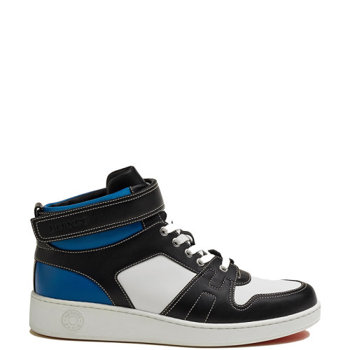 HERMES/愛馬仕 22年秋冬新款 Freestyle系列 男士黑色/白色/藍色牛皮高幫運動鞋H222915ZH04400