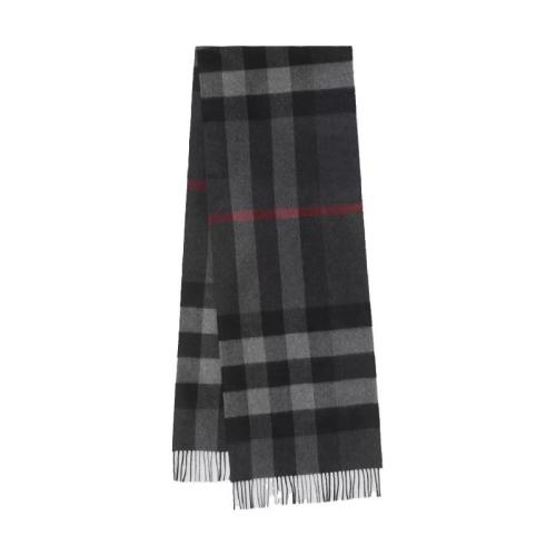  BURBERRY 22年秋冬 女士 格紋羊絨圍巾 80155511