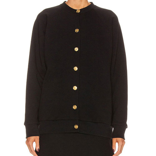 GUCCI/古馳 女士黑色棉質(zhì)針織衫開衫 581165-XJCCL-1082