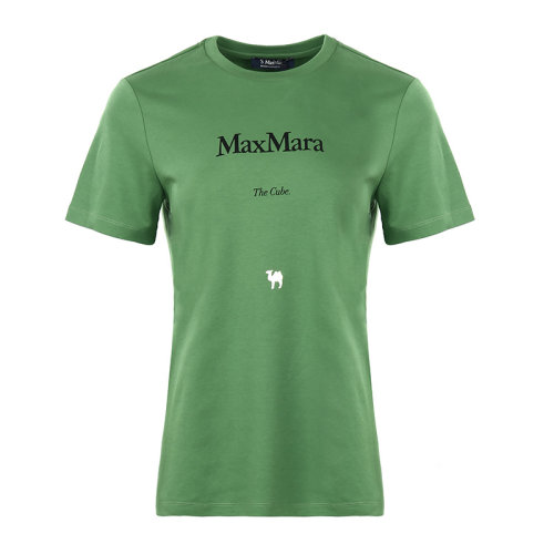 MaxMara/麥絲瑪拉22春夏S MaxMara字母徽標(biāo)女士短袖T恤99710221600GIGA