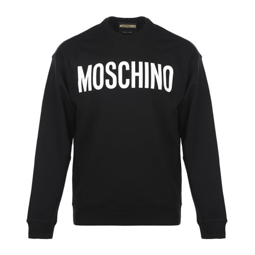 MOSCHINO/莫斯奇諾22春夏字母印花棉質(zhì)寬松男士套頭衛(wèi)衣男衛(wèi)衣A170120281