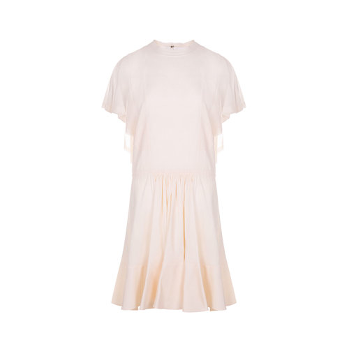 CHLOE/克洛伊  女士白色織物經(jīng)典時(shí)尚百搭圓領(lǐng)連衣裙 CHC18ARO98237105