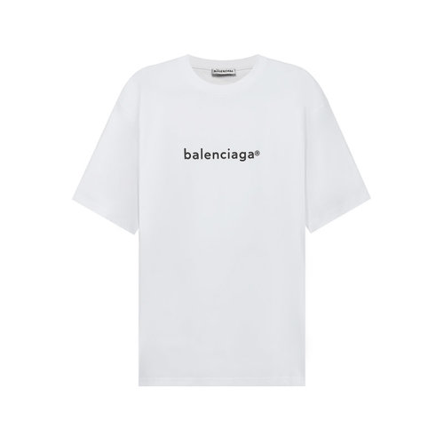 Balenciaga/巴黎世家 女士短袖T恤 女士棉質寬松版圓領短袖T恤 641655 TIV54