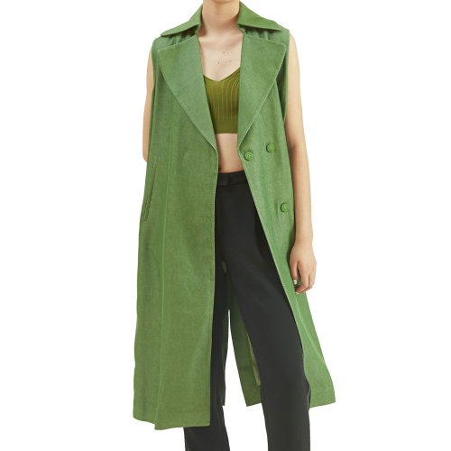 nisiss/怡夕真絲牛仔布獨(dú)立兩件套翻領(lǐng)長大衣女士大衣n152ac15