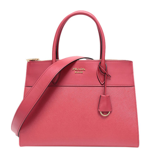 PRADA/普拉達(dá) 女士粉紅色手提包 1BA130-2EVU-F0011