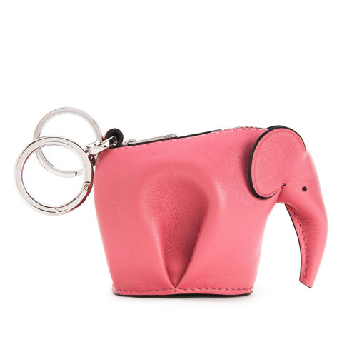 LOEWE/羅意威新款 男女同款糖果色經(jīng)典牛皮革小象掛飾C880N96X01-6520