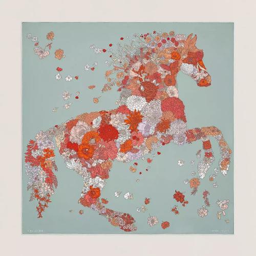  HERMES愛馬仕 22年秋冬 女士 披肩 Carre 90 Robe Legere H003904S 07