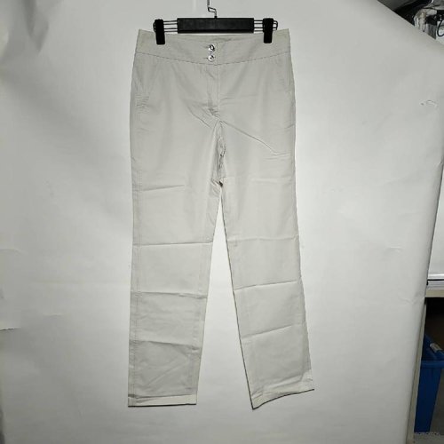 ARMANI COLLEZIONI/阿瑪尼卡爾茲米白色女士休閑褲