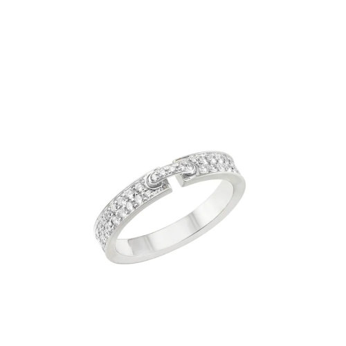 Chaumet/尚美 經(jīng)典LIENS éVIDENCE系列 18k金白金誓?緣滿(mǎn)鉆戒指081760
