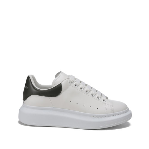 Alexander McQueen/亞歷山大麥昆【22春夏新款】男士皮革系帶休閑運(yùn)動(dòng)鞋小白鞋 553680 WIB9Z