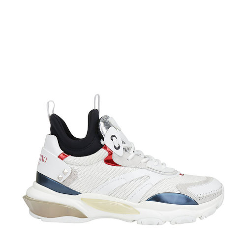 Valentino/華倫天奴 男鞋 時尚簡約 品牌字母LOGO 圓頭 男士白色休閑運動鞋 SY2S0B39APNDX9