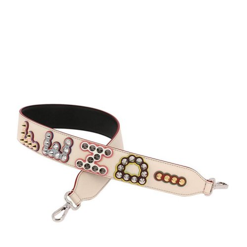 FENDI/芬迪   logo字母  百搭 女士彩色皮質(zhì)時(shí)尚包袋配件包帶 FD8AV077A0Y5F10V3