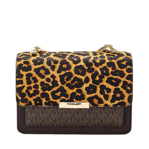 Michael Kors/邁克·科爾斯 豹紋裝飾 翻蓋包 女款30F1GJ4L9H