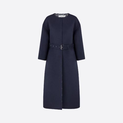  DIOR迪奧 22年秋冬 女士 大衣 Manteau ceinture 310M67A1375_X5803