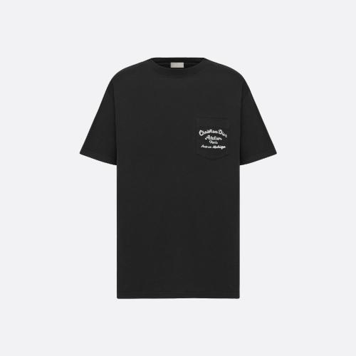  DIOR迪奧 22年秋冬 男士 短袖T恤 T-shirt CHRISTIAN DIOR ATELIER， coupe relax 293J64_0677_