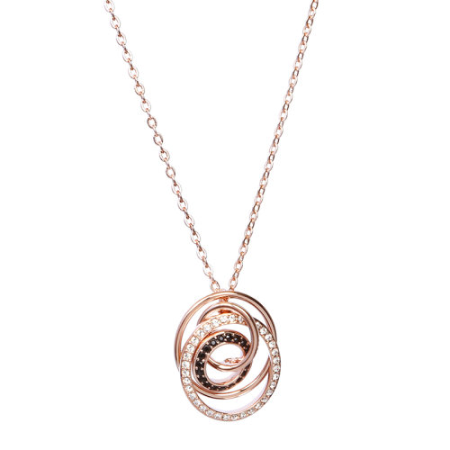 Swarovski 施華洛世奇 女士 金色多環(huán)水晶項(xiàng)鏈吊墜 女士項(xiàng)鏈 5394969