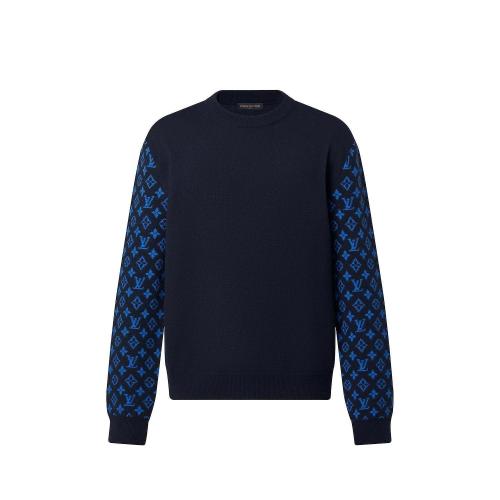  LV路易威登 22年秋冬 男士 針織衫 MONOGRAM 山羊絨混紡圓領衫 1AATLS 1AATLR 1AATLU 1AATLW 1