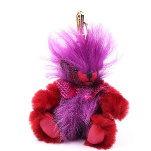 BURBERRY/博柏利 巴寶莉 男女同款 混色羊絨時尚鑰匙扣 40326991