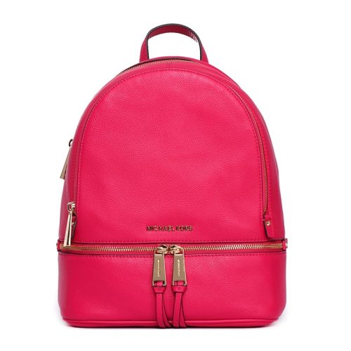 Michael Kors/邁克·科爾斯 RHEA ZIP系列 女士時尚牛皮簡約雙肩包