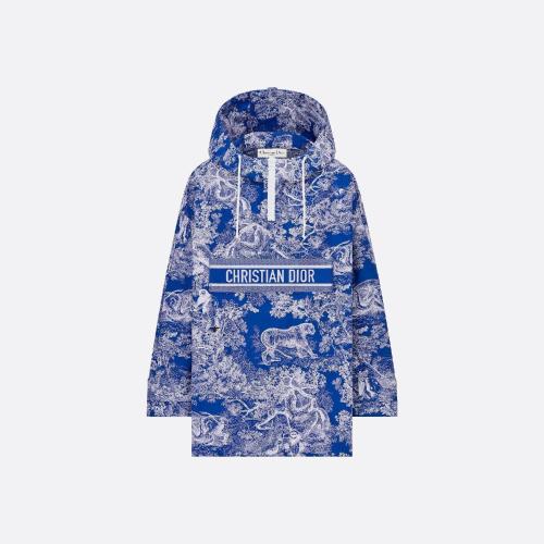  DIOR迪奧 22年秋冬 女士 大衣 Dioriviera 連帽厚夾克 027C10A2826_X5882